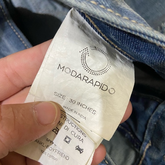 💚Ankle- Boyfriend Denim. Size -30 - Picture 9 of 11